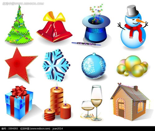 圣诞节日用品EPS素材免费下载 红动网平台助力化妆品与卫生用品设计